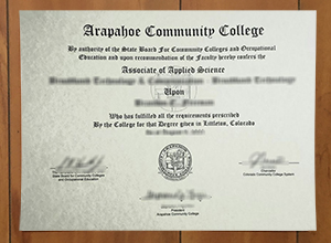 Where to get a fake Arapahoe Community College degree online
