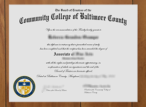 Community College of Baltimore County diploma