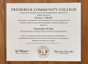 Frederick Community College diplomajpg