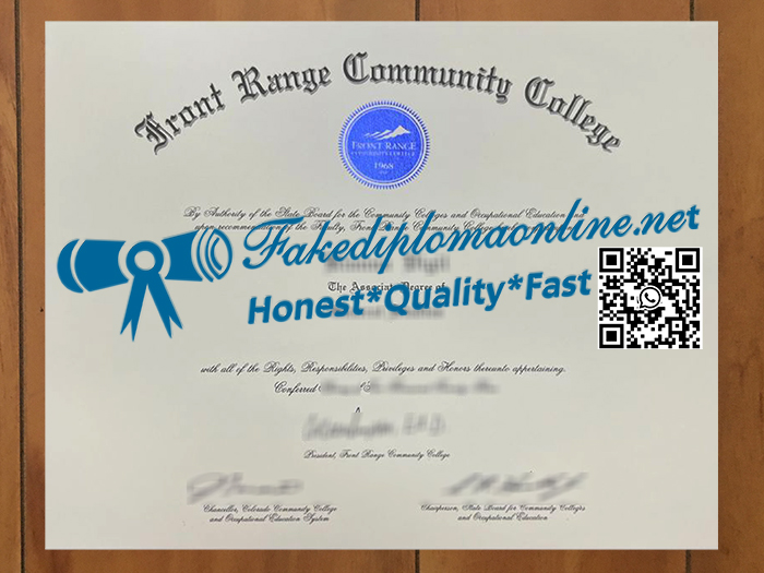 Front Range Community College degree