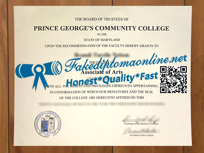 Prince George's Community College degree