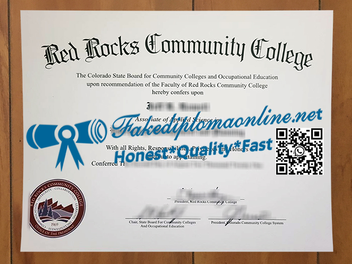 Red Rocks Community College degree