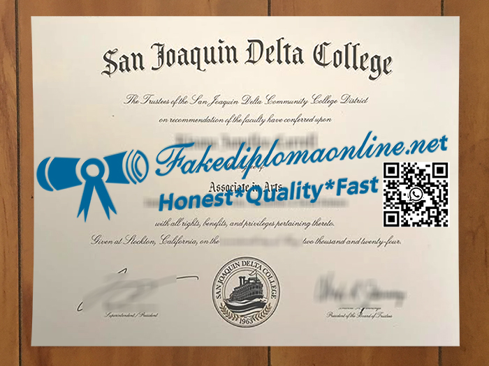 San Joaquin Delta College degree