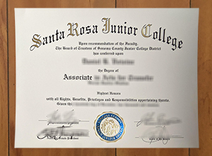 Santa Rosa Junior College diploma