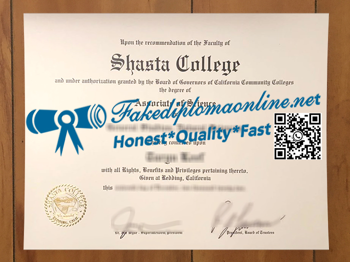 Shasta College degree