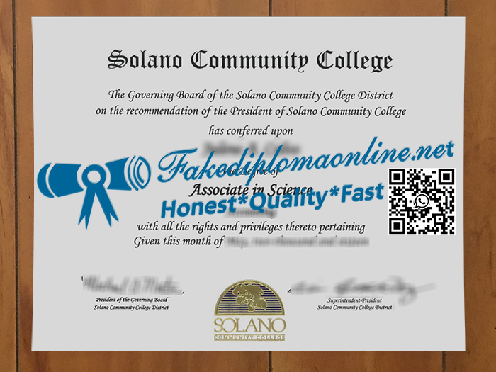 Solano Community College degree