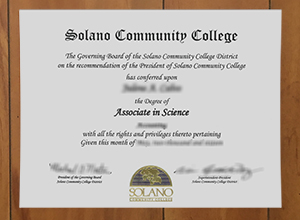 Solano Community College diplom