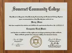 Somerset Community College diploma
