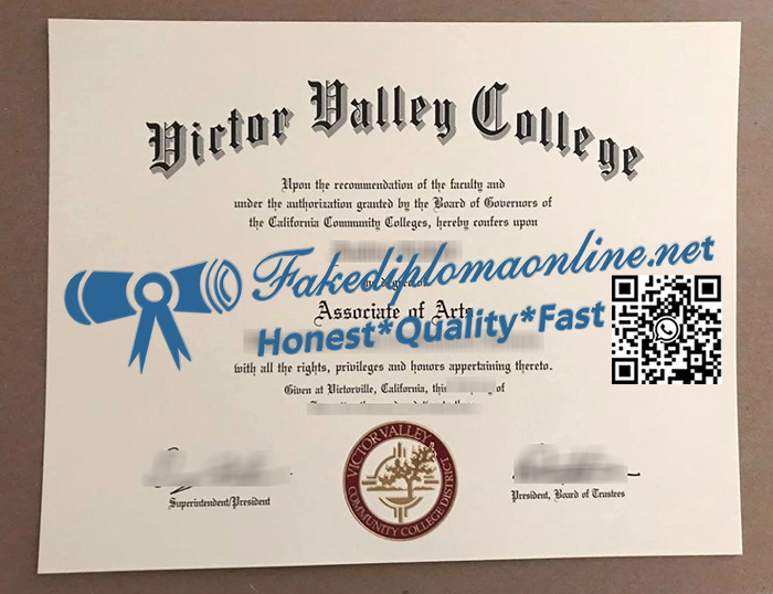 Victor-Valley-College-diploma