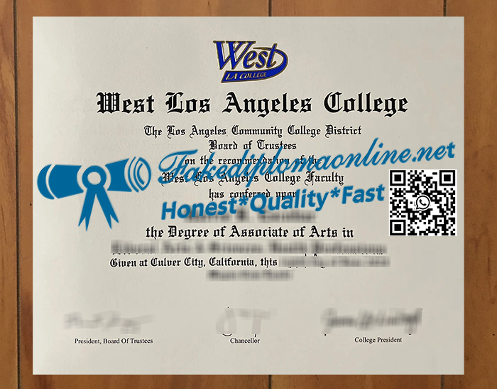 West Los Angeles College degree