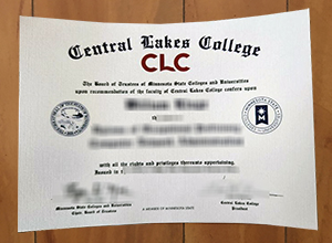 Central Lakes College diploma