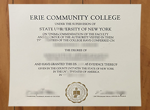 Erie Community College diploma