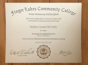 Finger Lakes Community College diploma