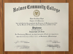 Can I get a Holmes Community College degree certificate?