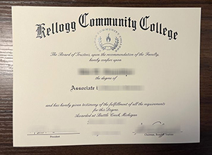 Kellogg Community College diploma