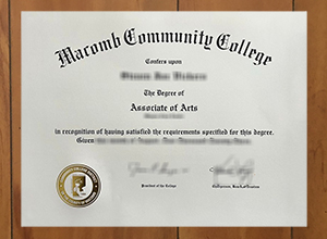 Macomb Community College diploma