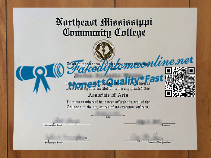 Northeast-Mississippi-Community-College-diploma