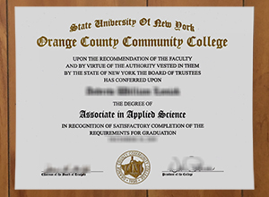 Can I get an Orange County Community College degree online?