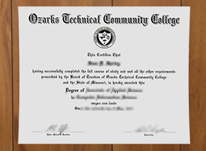 Who can make a Ozarks Technical Community College degree?