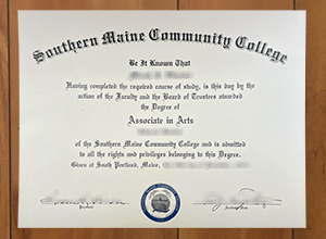 Southern Maine Community College diploma