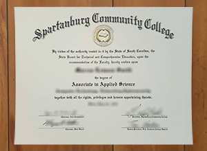 I want to buy a Spartanburg Community College degree online
