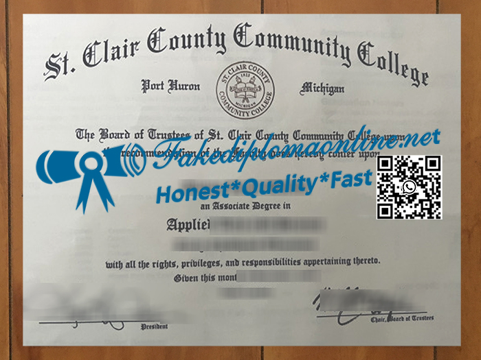 St Clair County Community College degree