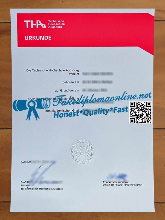 Technische Hochschule Augsburg degree