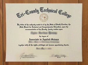 How can I purchase a Tri-County Technical College degree online?