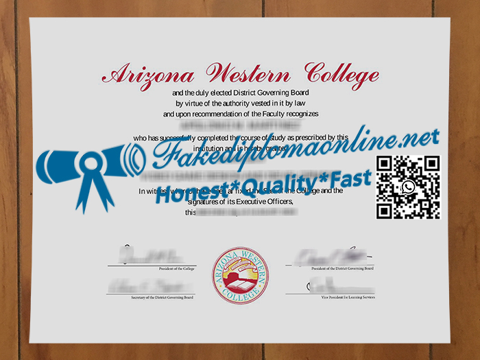 Arizona Western College degree
