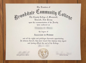 Can I get a Brookdale Community College diploma online?