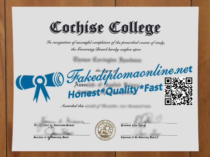 Cochise College diploma