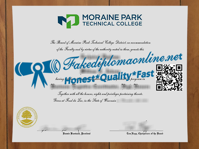 Moraine Park Technical College diploma
