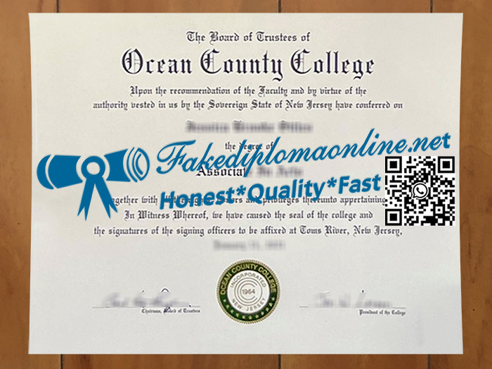 Ocean-County-College-diploma
