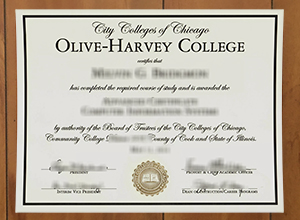 Where can I get a fake Olive-Harvey College diploma online?