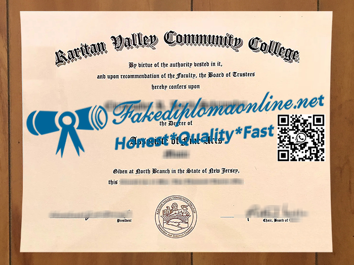 Raritan Valley Community College diploma