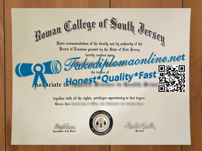 Rowan College of South Jersey degree