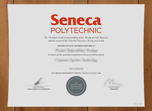 I would like to order a Seneca Polytechnic diploma certificate