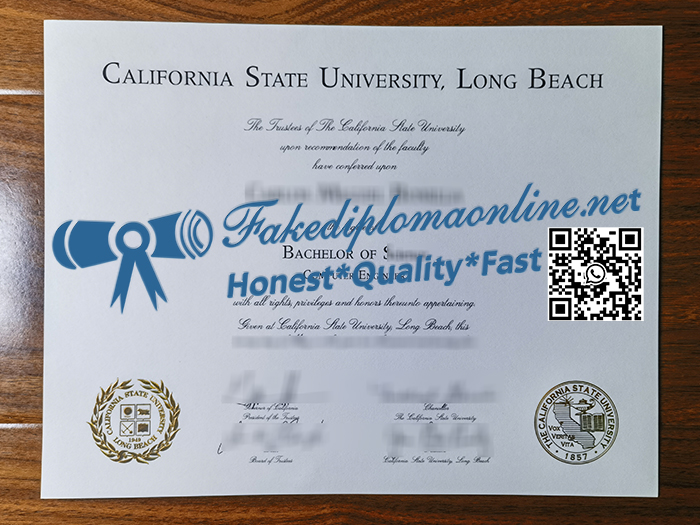 California State University Long Beach diploma
