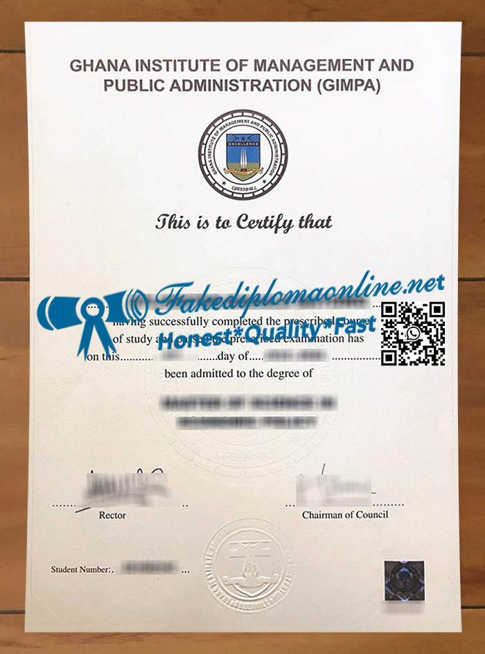GIMPA diploma