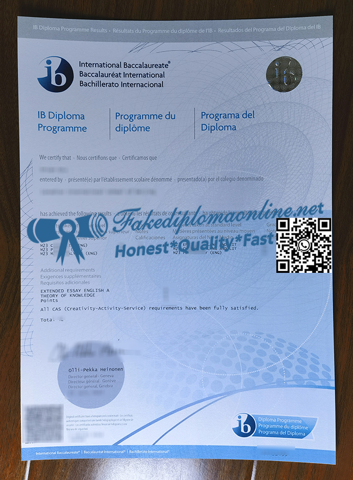 IB-certificate