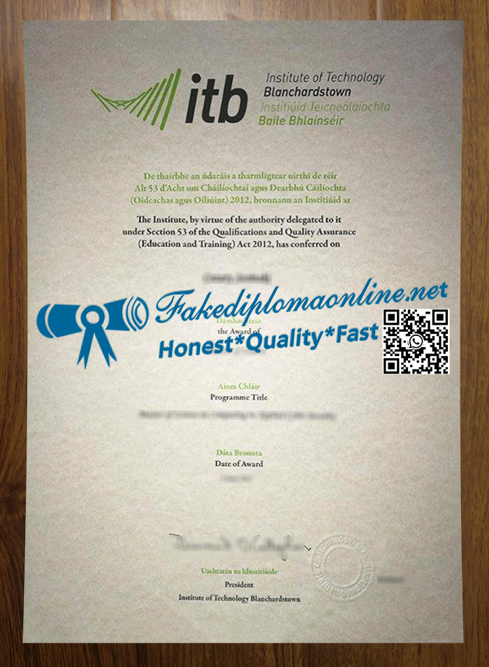 Institute of Technology Blanchardstown degree