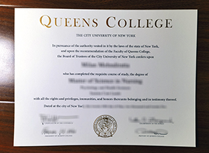 Where can I order a Queens College diploma certificate online?
