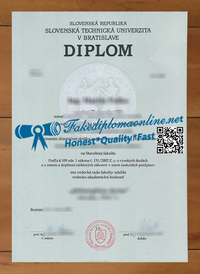 Slovenská technická univerzita v Bratislave degree