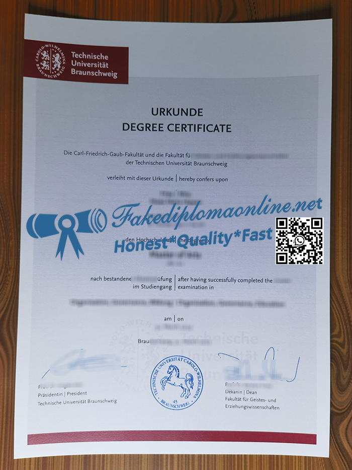 Technische Universität Braunschweig diploma