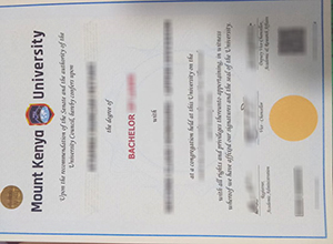 Mount Kenya University degree