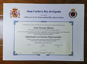 I want to buy a Rey Juan Carlos University degree in Spain