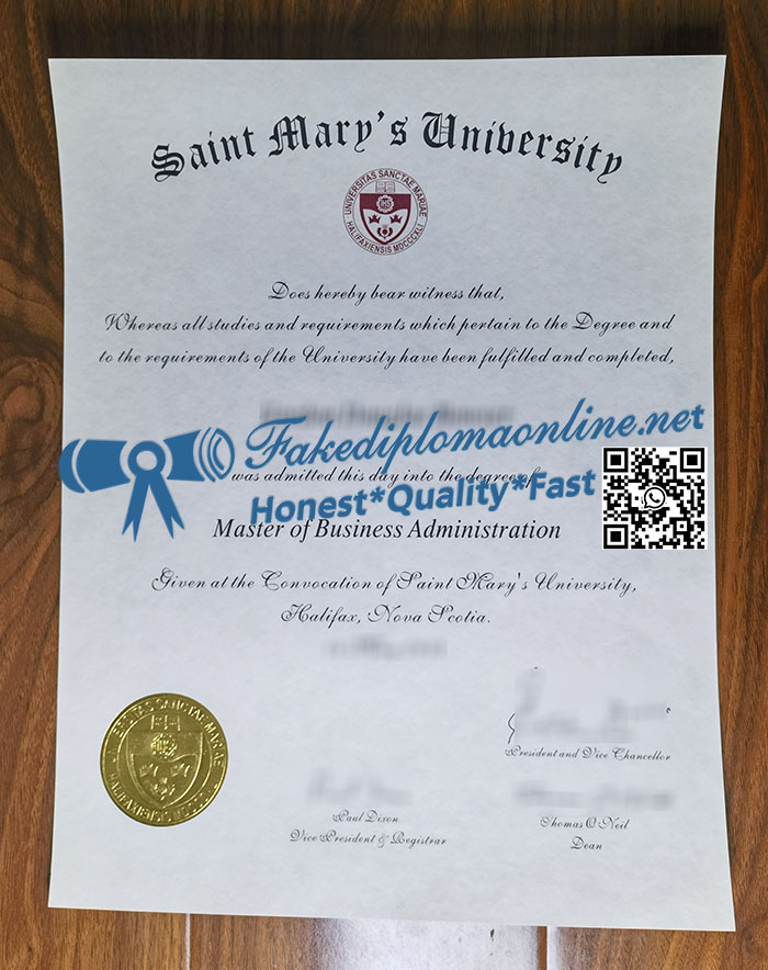 Saint Mary’s University degree 