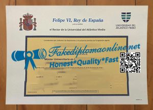 Universidad del Atlántico Medio diploma