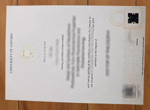 University of Oxford diploma