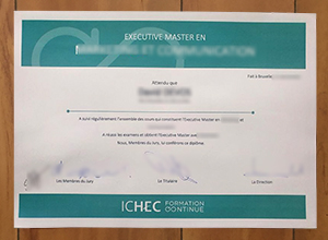 Is it possible to order a ICHEC degree certificate online?